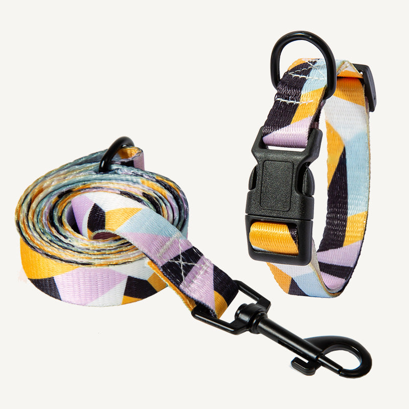 PawStyle Bohemia dog collar and leash set