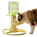 PawHydrate_Yellow_Cat_Water_Fountain_Cat_Drinking - PawsomeHaven