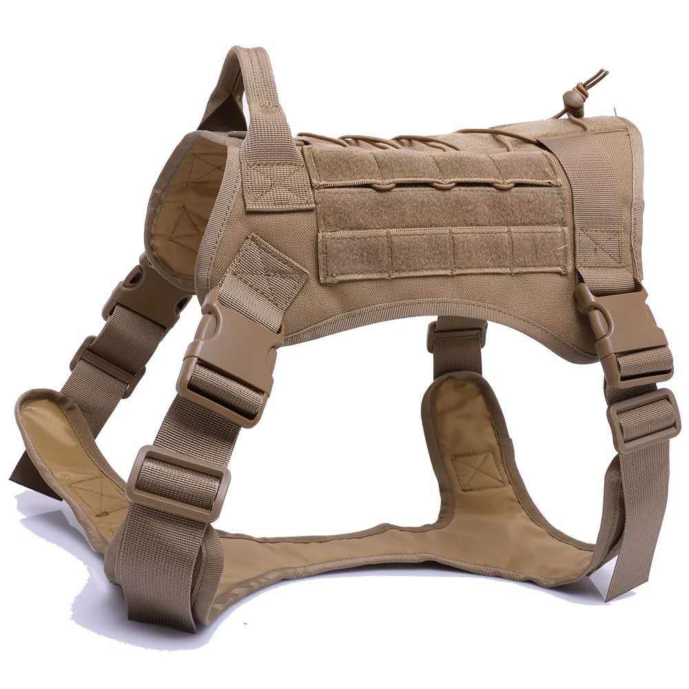 Camouflage PawGuard™ Tactical Dog Harness designed for secure, comfortable everyday walks and training.