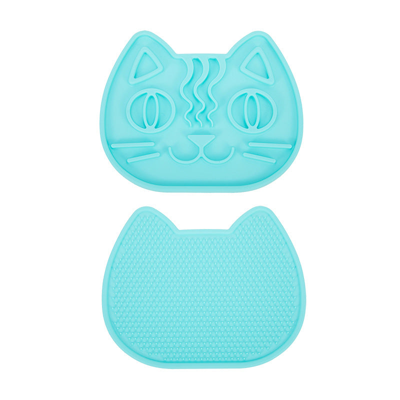 Front and back view of the PawLick™ Premium Slow Feeder & Lick Mat for Dogs