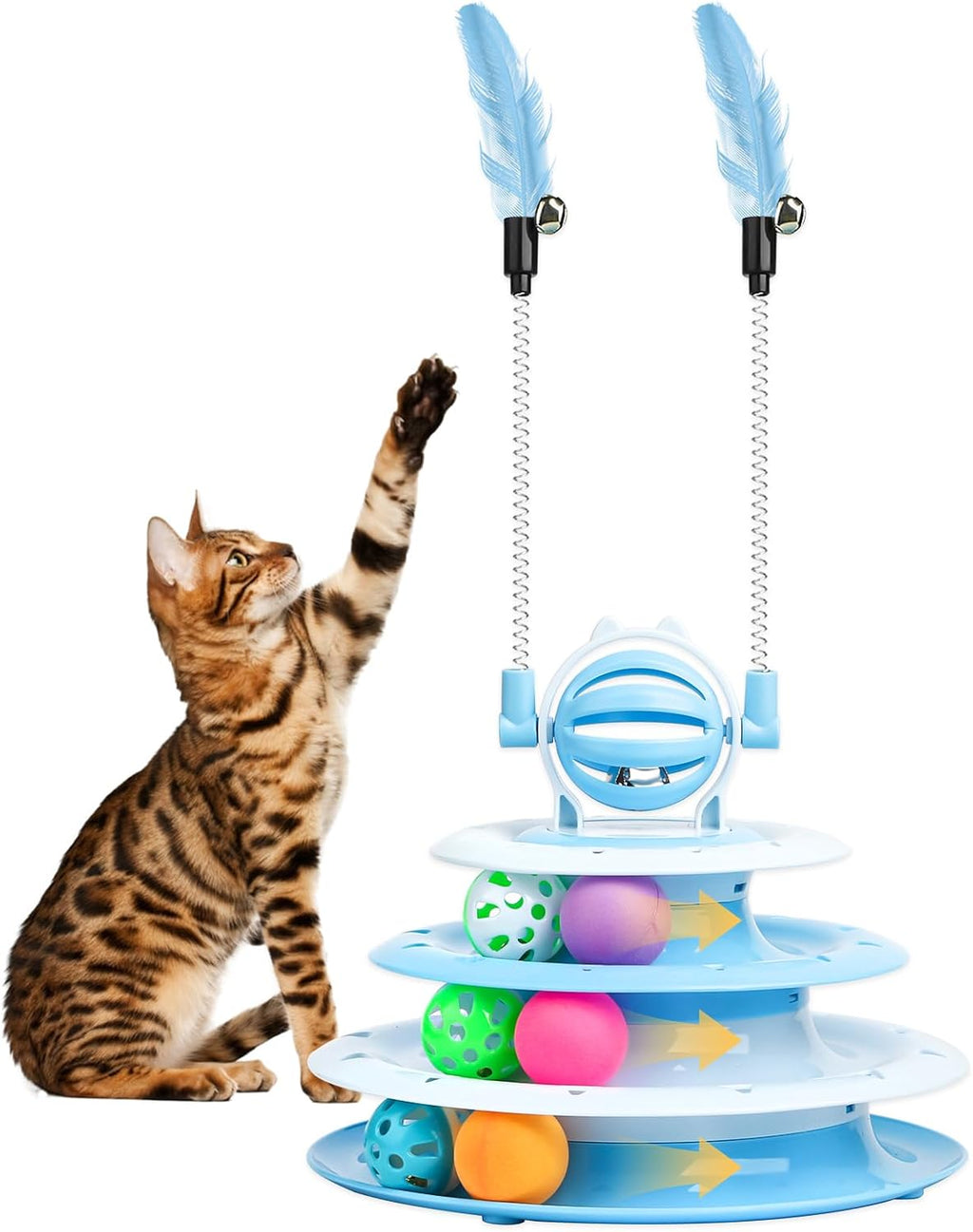 Assembly guide for the PawPlay 4-Level Interactive Cat Puzzle Tower