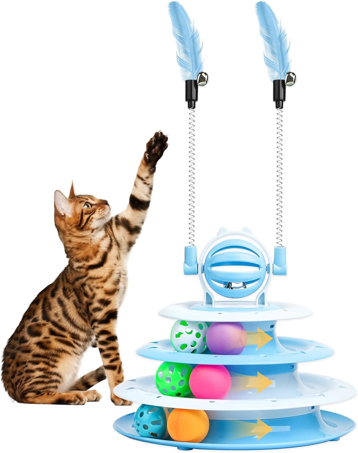 Assembly guide for the PawPlay 4-Level Interactive Cat Puzzle Tower