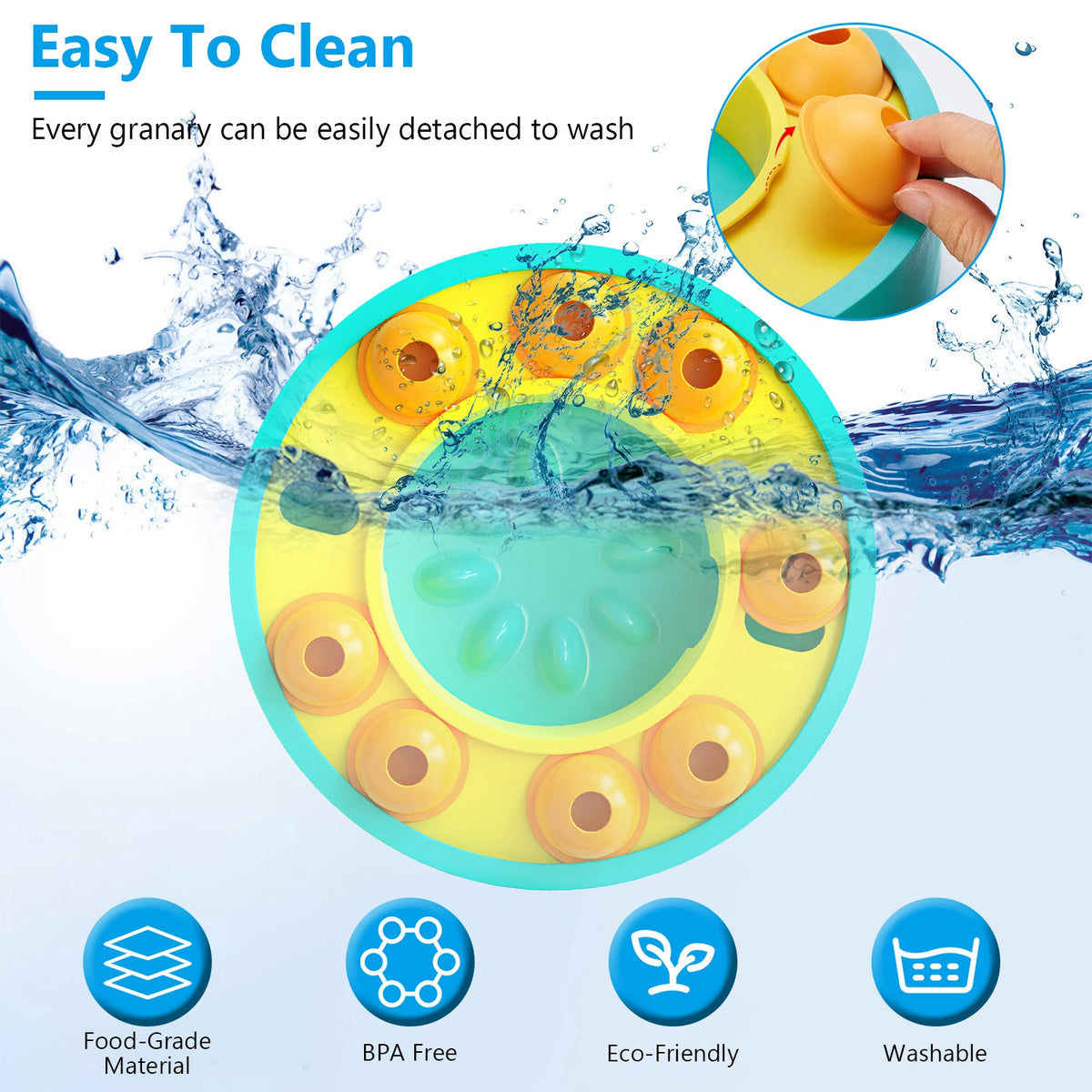 pawpuzzle-easy-clean-dog-slow-feeder. - PawsomeHaven