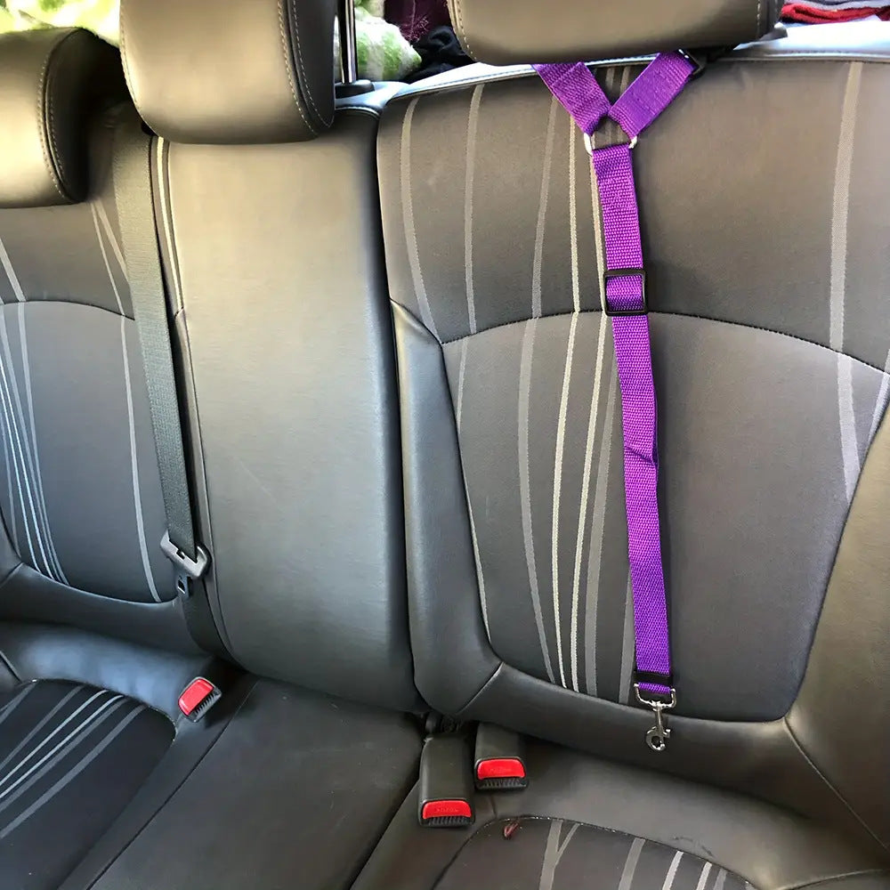 Size guide for the PawRide™ adjustable pet car safety seat belt