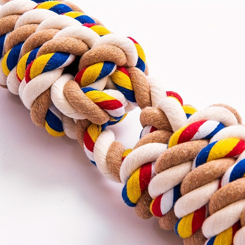 Interactive rope toy providing boredom relief for pets